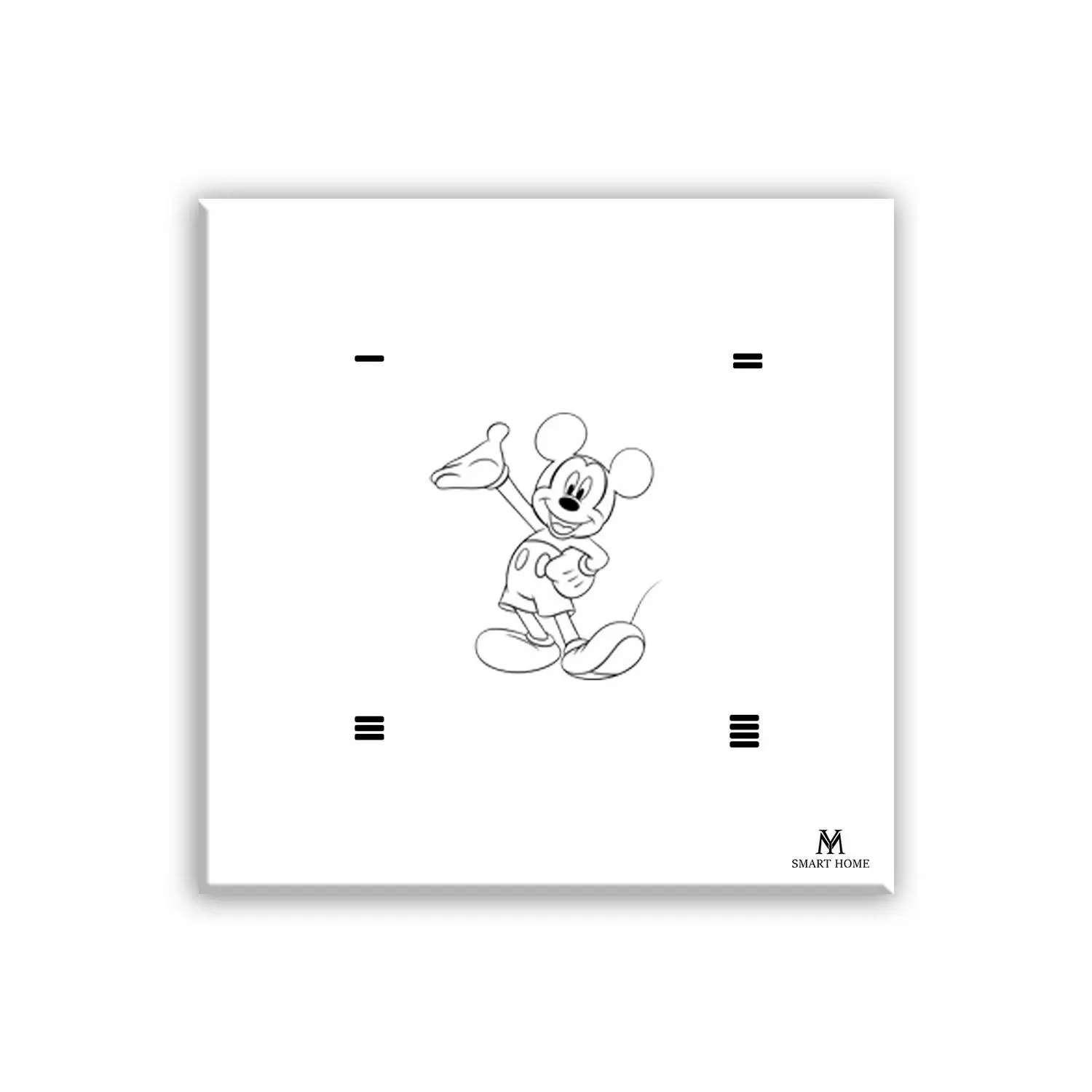 کلید لمسی اتاق کودک طرح میکی موس چهار پل